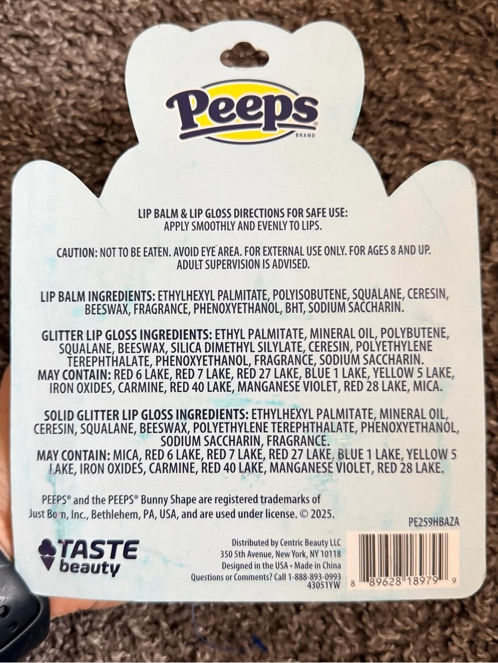 Peeps 6-Piece Lip Set